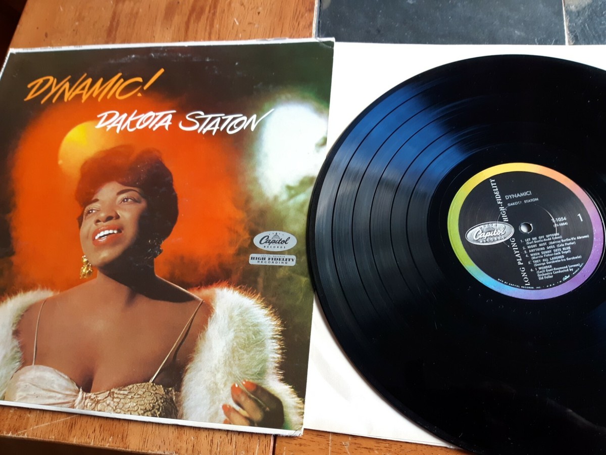 Dakota Staton Dynamic Vinyl LP 1959 Capitol T-1054 MONO Orig Inner