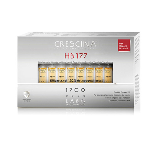 Crescina Transdermic Isole Follicolari HB 177 Ricrescita capelli 1700 Uomo 20f - Zdjęcie 1 z 2