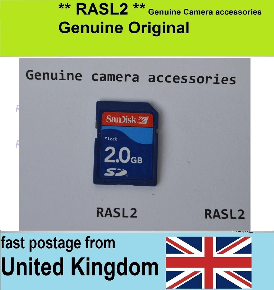 SanDisk 2 GB Memory Card For Panasonic DMC- FZ30 FZ20 FZ10 FZ7 TZ2, LX1 FS3 FX9 - Image 3 of 4