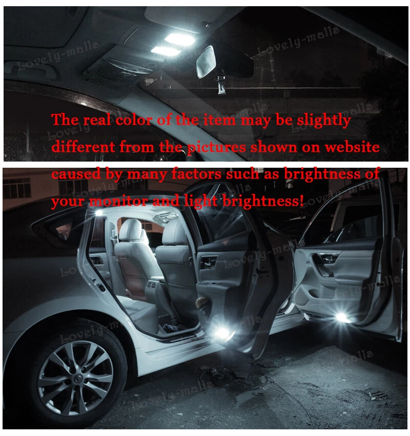 Kit de paquete de luces LED interiores blancas para Chevrolet Corvette C4 1993-1996 25 un. Foto 3 de 4