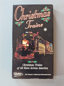 Christmas Trains VHS Pentrex 1996 Trains of All Sizes Across America