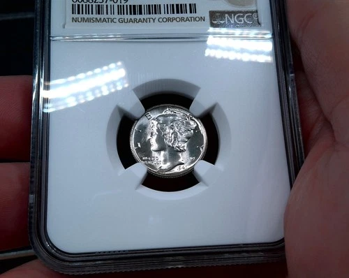 1941 S Mercury Dime - RARE+ RPM FS-502 MDS - TOP POP NGC MS66FB - Blazing Beauty