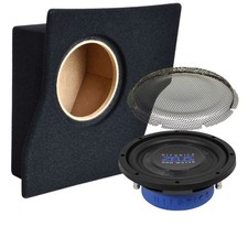 Subwoofer für VW Golf 3 Hifonics ZST8D4 20cm Bass + 8 Zoll Seitenteil-Gehäuse