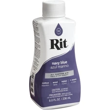 Rit Navy Blue 8 oz Liquid Dye 88300 Rit 88300 885967883008 Navy Blue