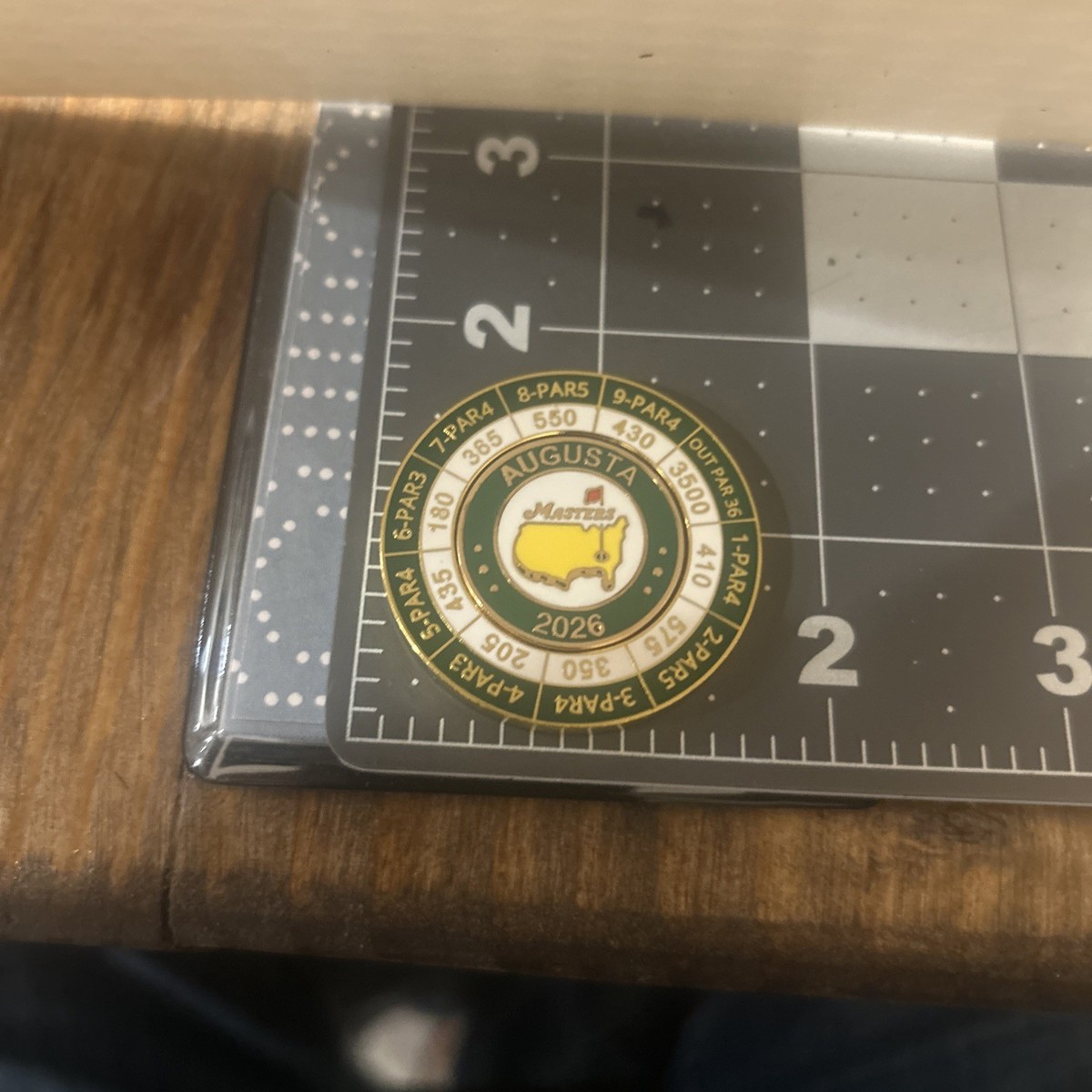 2026 Augusta National Masters Scorecard Golf Ball Marker | eBay