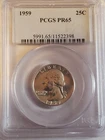 1959 Washington Quarter PCGS PR65 Proof Silver 25C Philadelphia
