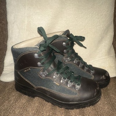 VTG LL Bean Women s Cresta Air 8000 GoreTex Leather Hiking Boots Sz 8 1/2 Italy