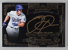 2015 Topps Five Star Golden Graphs 17/50 Joc Pederson #GG-JP Auto 19m2