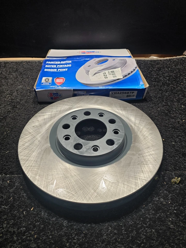 (CANTIDAD 2) Para Chrysler 200 2015-2017 Dodge Dart 2013-16 Rotor de freno de disco YH425687P Foto 2 de 4