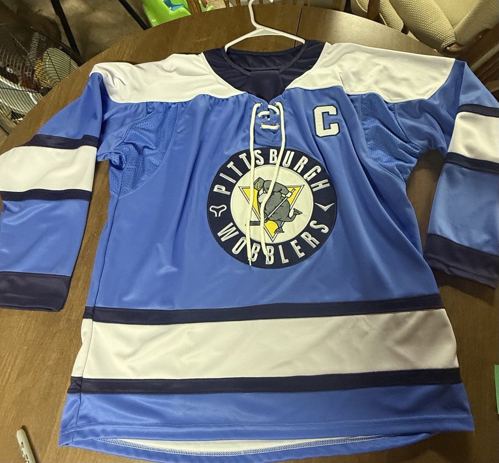 Ganja White Night Pittsburgh Hockey Jersey