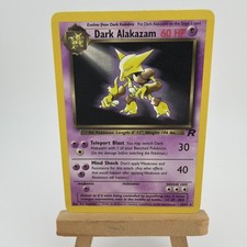 Dark Alakazam Rare Team Rocket TR Psychic Unlimited 18/82 2000 MP on eBay