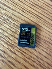 Lexar Professional V60 SD XCii 512GB 1800x Ca...