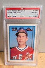 1988 Topps Traded - Robin Ventura #124T Rookie Card. rookie card picture