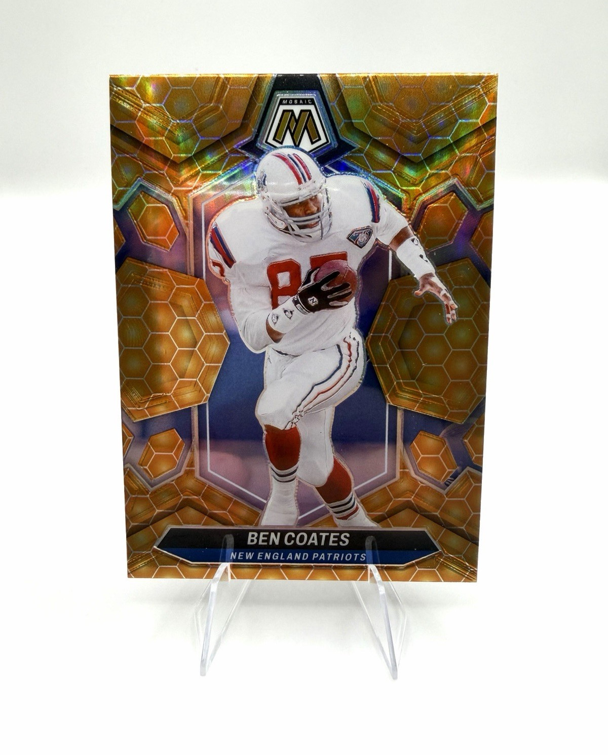 2024 PANINI MOSAIC PRIZM HONEYCOMB BEN COATES NEW ENGLAND PATRIOTS #239
