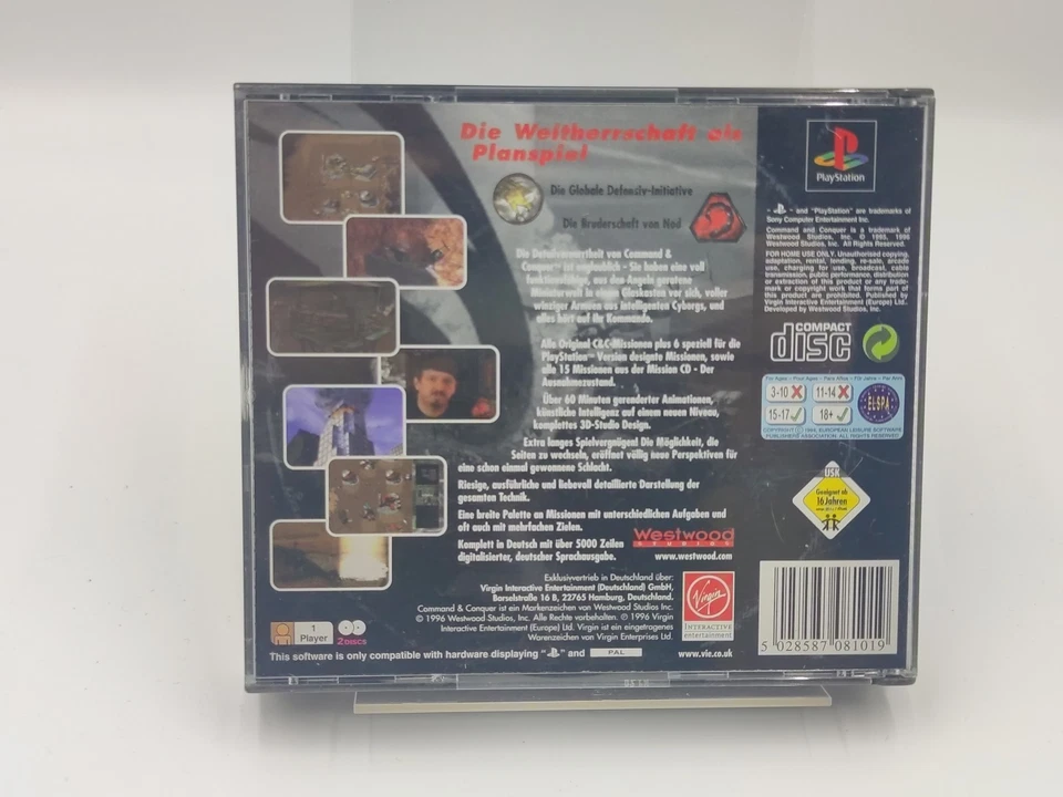  Playstation Videospiel Sony PS1 Command & Conquer Teil 1  Der Tiberiumkonflikt  - Bild 3 von 4