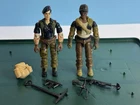 1985 Vintage Hasbro Gijoe Alpine & Flint Action Figure Lot