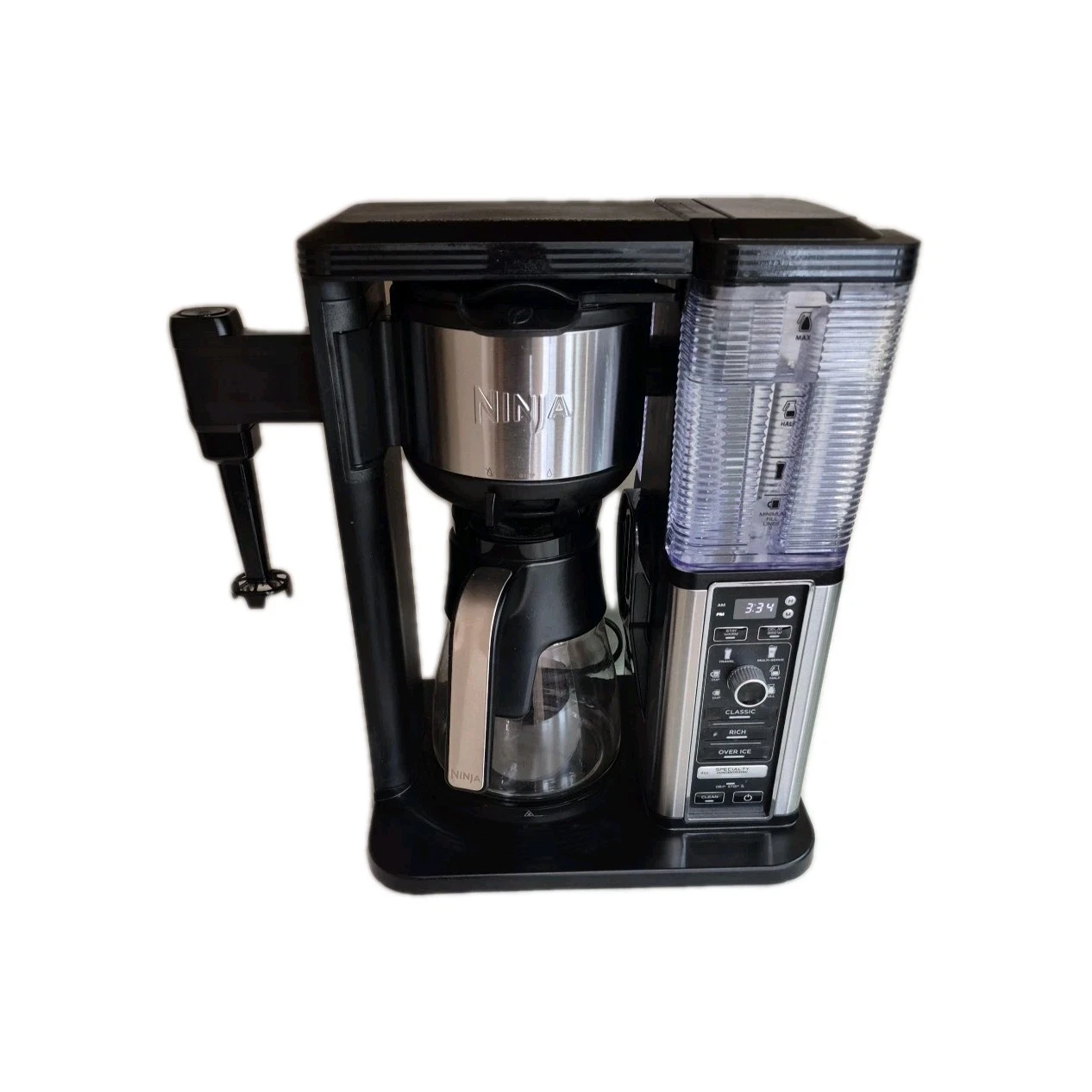 Ninja Specialty Coffee Maker CM401 Black Stainless Steel With Glass Carafe