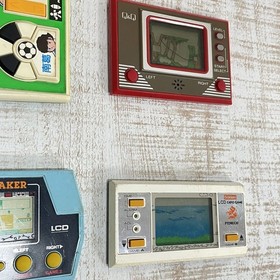 DH18t [Game] LCD Game Console 7 Poor Condition Items Set Game Watch Portable
