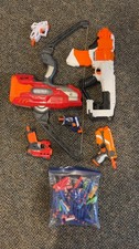 LOT 6 Nerf Dart/Soft Guns Mixed Lot of 6 Blasters with darts/ammo