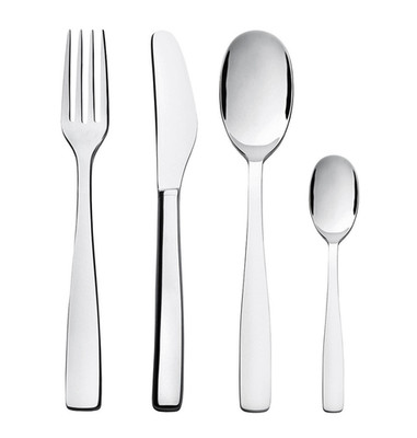 Hot Deal Alessi KnifeForkSpoon cutlery set, 24 pcs, stainless steel