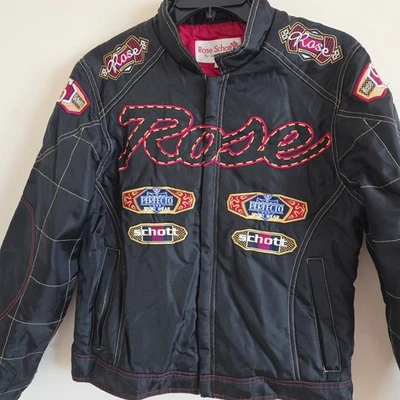 Chaqueta de motociclismo Rose Schott by Schott NYC rara vintage talla M perfecta - Imagen 1 de 4