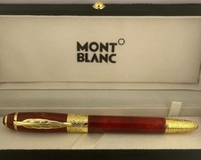 Vintage Montblanc Fountain Pen With Elegant Box Free Shipping