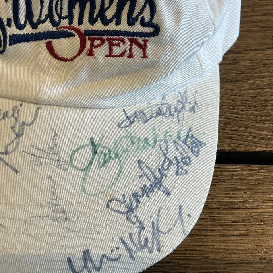 Vintage Collector’s US Women’s Open Golf Cap with 11 signatures- See Photos - Image 3 of 4
