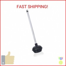 NEIKO 60166A Toilet Plunger with Patented All-Angle Design, Heavy-Duty Toilet Bo