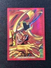 Loki 2024 Marvel Masterpieces 92 Platinum #50 Red Prism /492