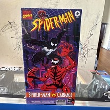 HASBRO MARVEL LEGENDS SPIDER-MAN SYMBIOTE VS CARNAGE COMICS VHS Pack MIB US sell