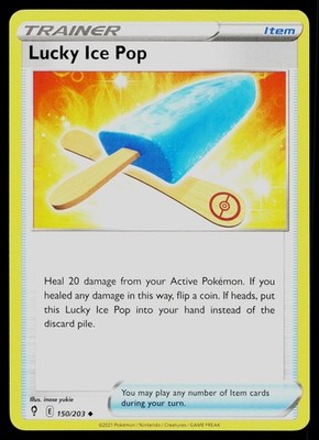 LUCKY ICE POP 150/203 UNCOMMON EVOLVING SKIES POKEMON NM