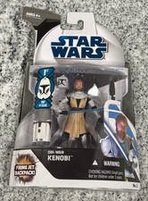 OBI-WAN KENOBI   87657 Star Wars Clone Wars NIB 1st Day Issue Hasbro 2008