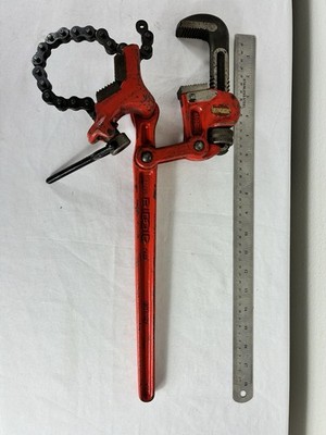 Ridgid Tool Co. 14 Inch S-2 Compound Leverage Pipe Wrench Made In USA Super Two