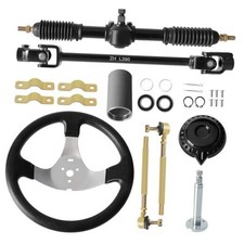 300mm steering wheel, 320mm adjustable shaft, equipped with rack and pinion,