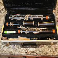 Selmer Signet 100 Bb Clarinet Wood Body Black w/ Case Mouthpiece Cork Grease