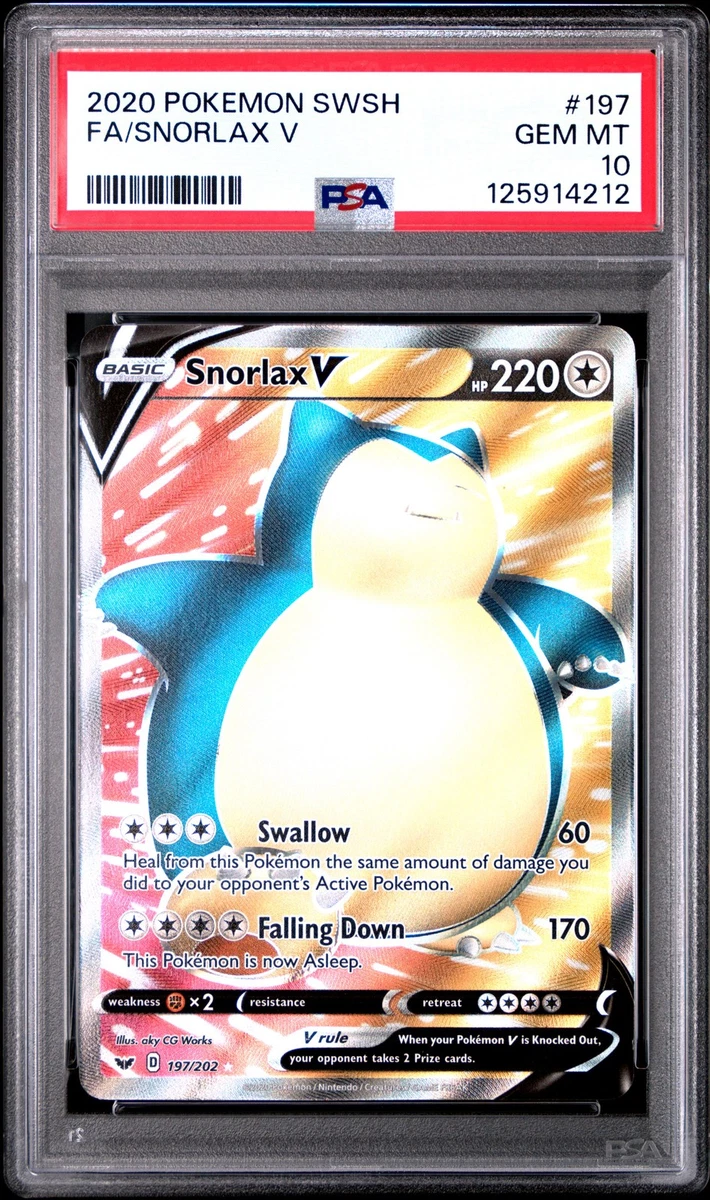 Snorlax V Pokémon TCG Cards for sale | eBay