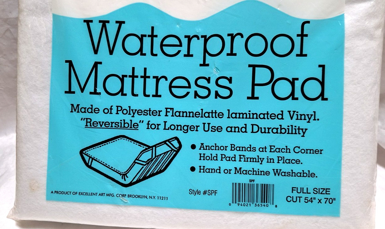 Waterproof Mattress Protector Pad Waterproof with Anchor bands Reversable Full
