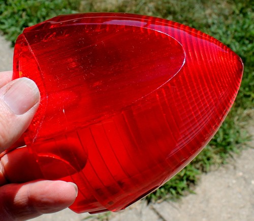 (One) 1956 Oldsmobile Super 88 Tail Light Lens "Unbranded" Reproduction - Picture 3 of 24