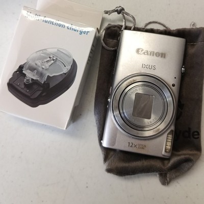 Canon PowerShot IXUS 175 20MP Digital Camera 8x Optical Zoom Sliver 65% new