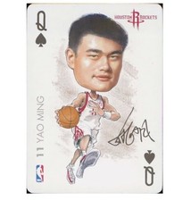 YAO MING 2004-05 NBA BASKETBALL ALL PRO DEAL PLAYING CARD RARE!
