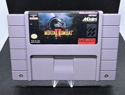 Mortal Kombat II 2 (Super Nintendo SNES) Authentic - Tested & Working