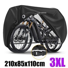 210D Bike Cover for 1, 2 Bikes, Waterproof Bicycle Cover with Lock Holes