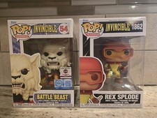 Funko Pop - Invincible - Battle Beast 54 - Rex 1862 - Animation 