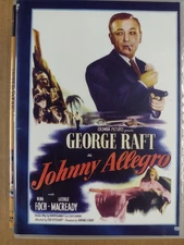 JOHNNY ALLEGRO DVD..GEORGE RAFT..NINA FOCH..FREE SHIPPING