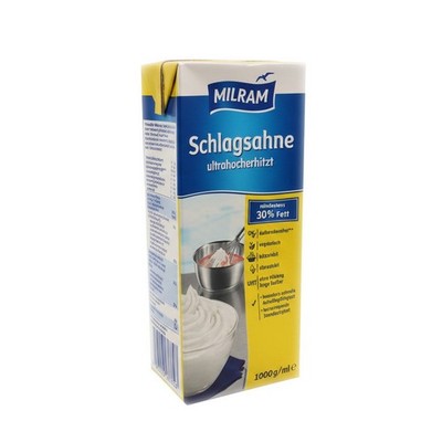 MILRAM Schlagsahne 30 % Fett (haltbar), 1l
