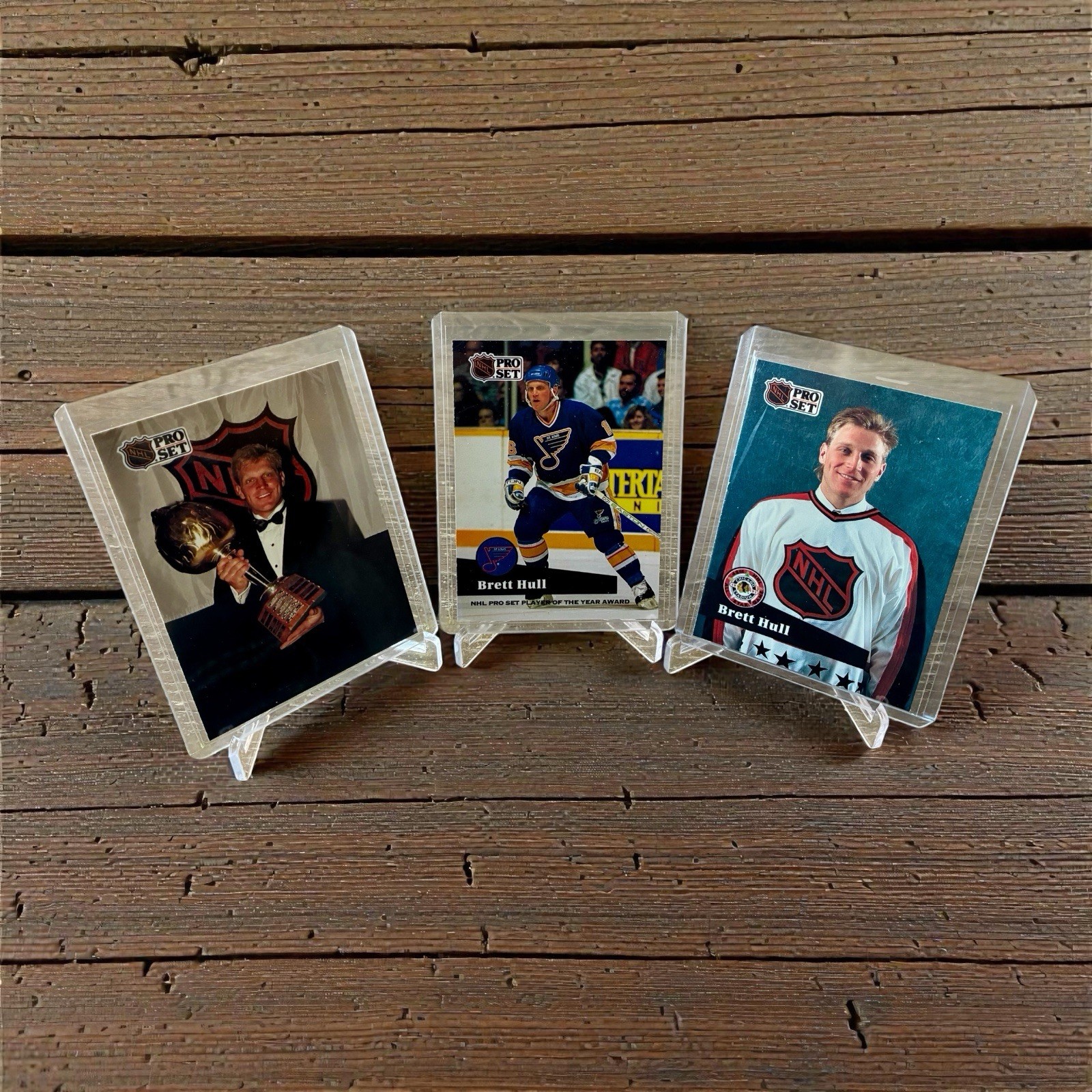 Brett Hull #290 Hockey Cards 1991 Pro Set trading card — raw and PSA graded price guide