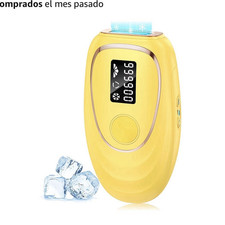IPL Laser Hair Removal Device w/ Ice Cooling LCD Display, Yellow