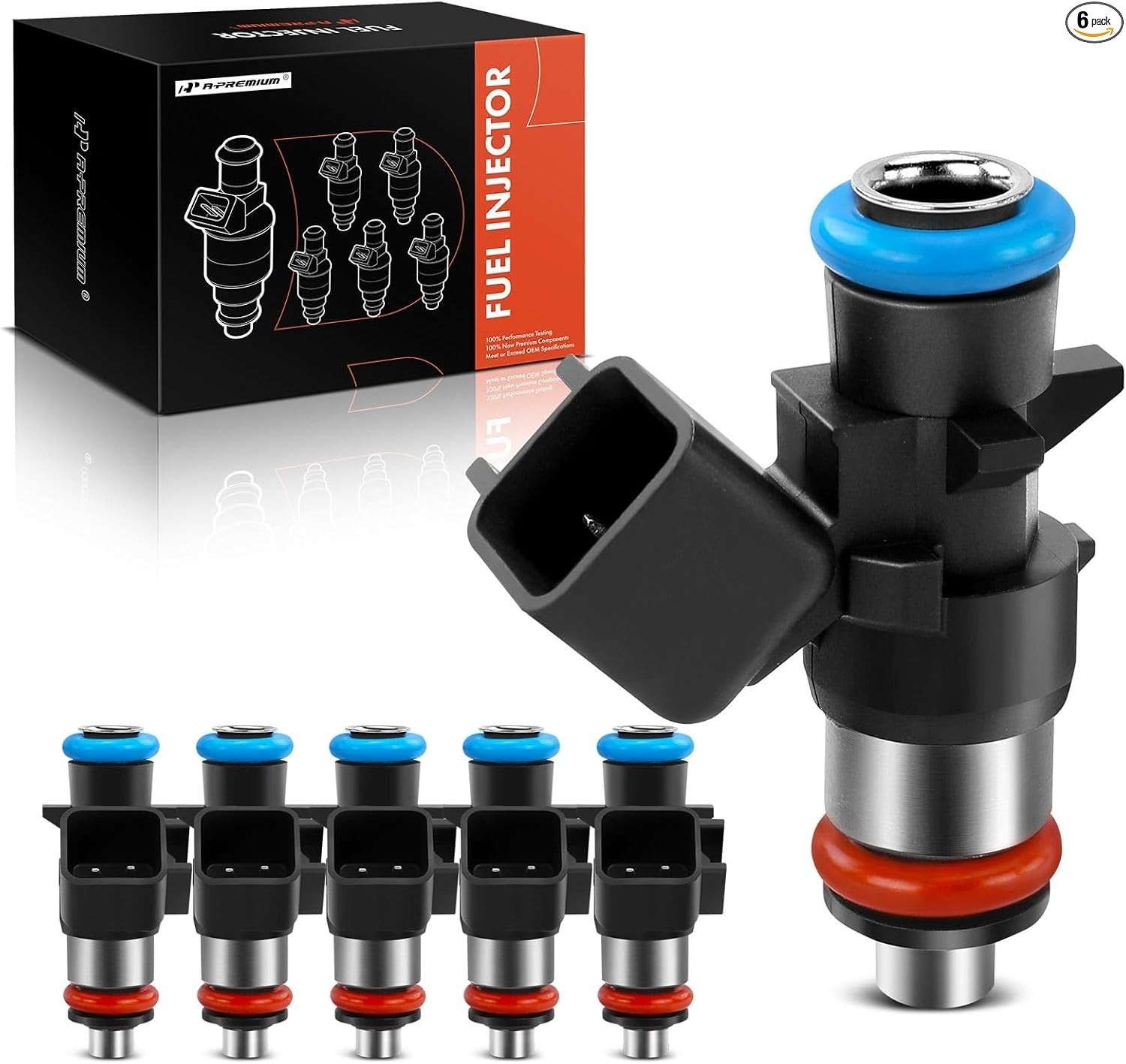 4 Holes Fuel Injectors 0280158233 Compatible with 3.6L Vehic