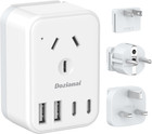 International Power Adapter for Japan, US, EU, UK, Bali, Vietnam, Travel Essenti