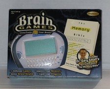 Radica Brain Games CrossTrain Your Brain Handheld Electronic Game Factory Sealed